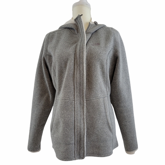 THE NORTH FACE Jackets & Blazers - THE NORTH FACE JACKET LINED ZIP/SNAP CLOSURE GRAY